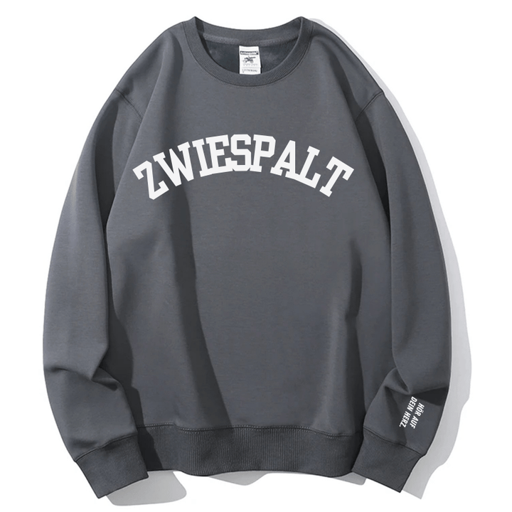 "Zwiespalt" Rundhals-Sweatshirt – Hör auf dein Herz.