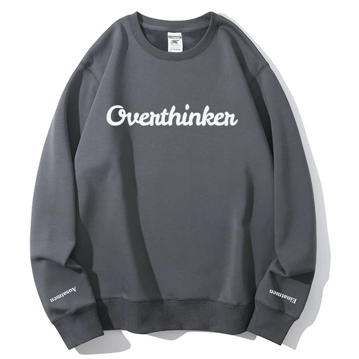 "Overthinker" Rundhals-Sweatshirt – Einatmen & Ausatmen