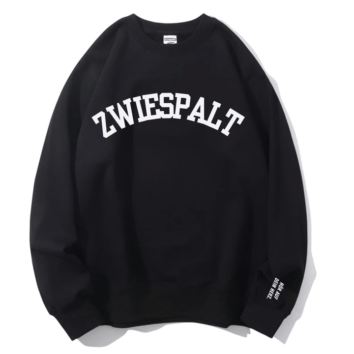"Zwiespalt" Rundhals-Sweatshirt – Hör auf dein Herz.