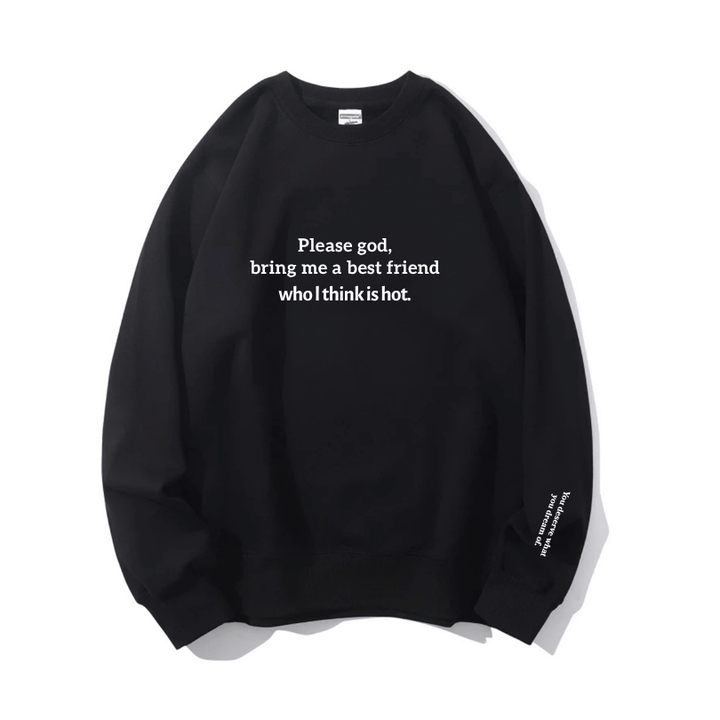"Best friend & hot" Crewneck
