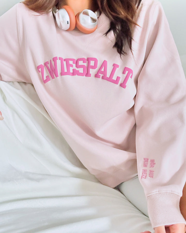 "Zwiespalt" Rundhals-Sweatshirt – Hör auf dein Herz.