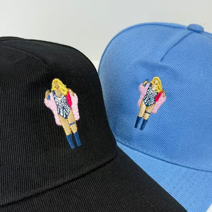 Bestickte Muse-Kappe