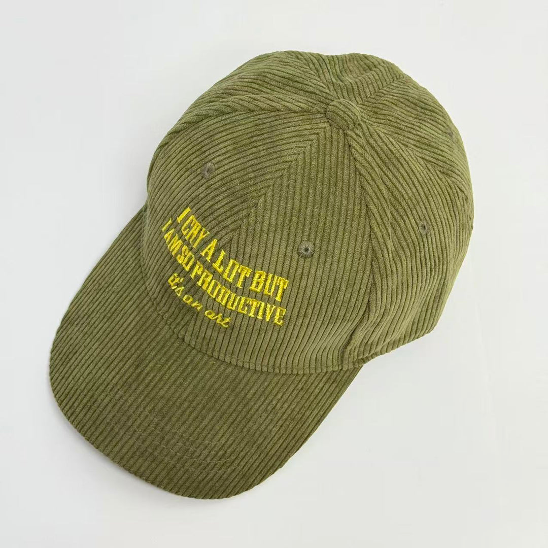 Bestickte Lyric-Kappe "I Cry A Lot"